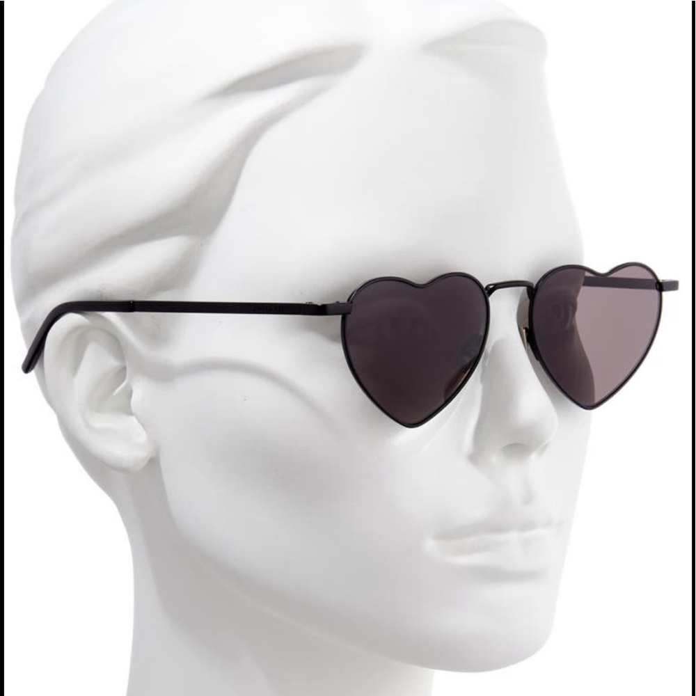 Saint Laurent Loulou 52mm Heart Shaped Sunglasses